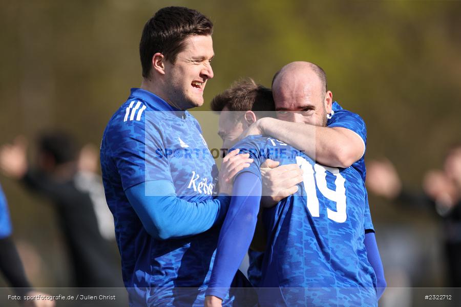 Torjubel, Albert Grenz, Sportgelände, Lohr am Main, 03.04.2022, BFV, sport, action, April 2022, Saison 2021/2022, KEI, TSV, Bezirksliga Unterfranken West, Fussball, TSV Keilberg, TSV Lohr - Bild-ID: 2322712
