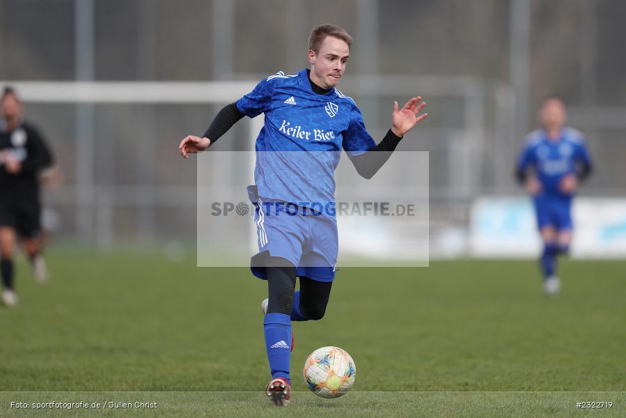 Dominik Bathon, Sportgelände, Lohr am Main, 03.04.2022, BFV, sport, action, April 2022, Saison 2021/2022, KEI, TSV, Bezirksliga Unterfranken West, Fussball, TSV Keilberg, TSV Lohr - Bild-ID: 2322719