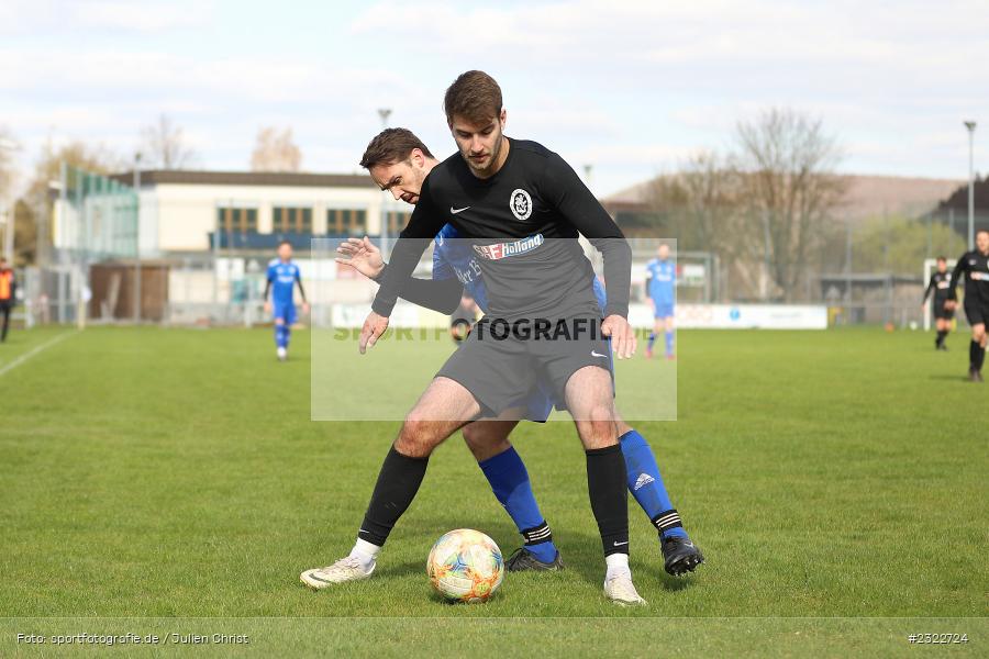 Niklas Stenger, Sportgelände, Lohr am Main, 03.04.2022, BFV, sport, action, April 2022, Saison 2021/2022, KEI, TSV, Bezirksliga Unterfranken West, Fussball, TSV Keilberg, TSV Lohr - Bild-ID: 2322724