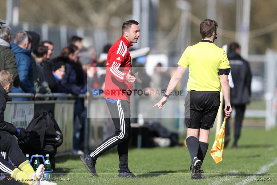 Christian Schmitt, Sportgelände, Lohr am Main, 03.04.2022, BFV, sport, action, April 2022, Saison 2021/2022, KEI, TSV, Bezirksliga Unterfranken West, Fussball, TSV Keilberg, TSV Lohr - Bild-ID: 2322735 Christian Schmitt, Sportgelände, Lohr am Main, 03.04.2022, BFV, sport, action, April 2022, Saison 2021/2022, KEI, TSV, Bezirksliga Unterfranken West, Fussball, TSV Keilberg, TSV Lohr - Bild-ID: 2322735