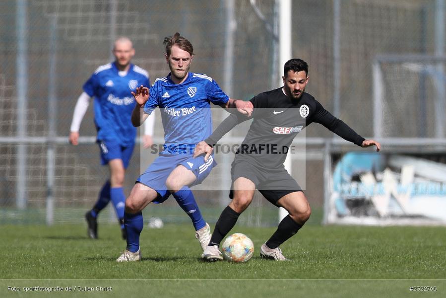 Alex Jesser, Sportgelände, Lohr am Main, 03.04.2022, BFV, sport, action, April 2022, Saison 2021/2022, KEI, TSV, Bezirksliga Unterfranken West, Fussball, TSV Keilberg, TSV Lohr - Bild-ID: 2322760