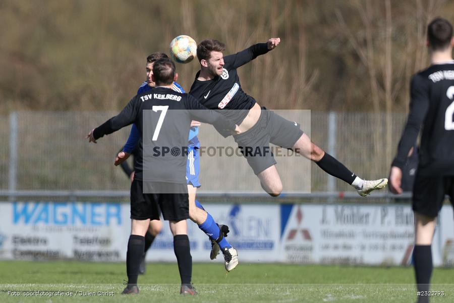 Niklas Stenger, Sportgelände, Lohr am Main, 03.04.2022, BFV, sport, action, April 2022, Saison 2021/2022, KEI, TSV, Bezirksliga Unterfranken West, Fussball, TSV Keilberg, TSV Lohr - Bild-ID: 2322793
