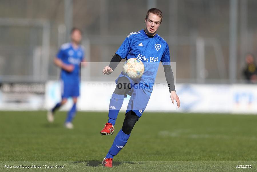 Dominik Bathon, Sportgelände, Lohr am Main, 03.04.2022, BFV, sport, action, April 2022, Saison 2021/2022, KEI, TSV, Bezirksliga Unterfranken West, Fussball, TSV Keilberg, TSV Lohr - Bild-ID: 2322795