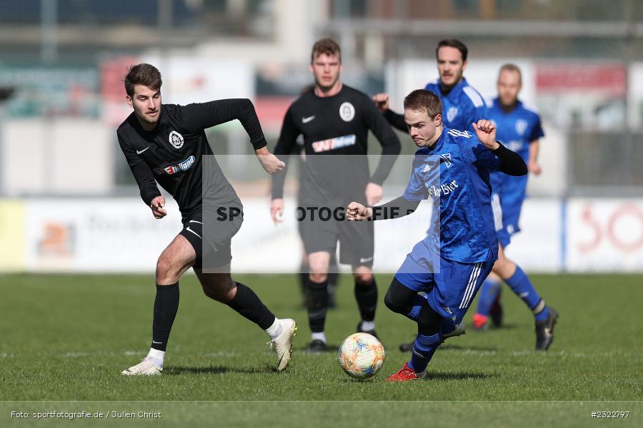 Dominik Bathon, Sportgelände, Lohr am Main, 03.04.2022, BFV, sport, action, April 2022, Saison 2021/2022, KEI, TSV, Bezirksliga Unterfranken West, Fussball, TSV Keilberg, TSV Lohr - Bild-ID: 2322797