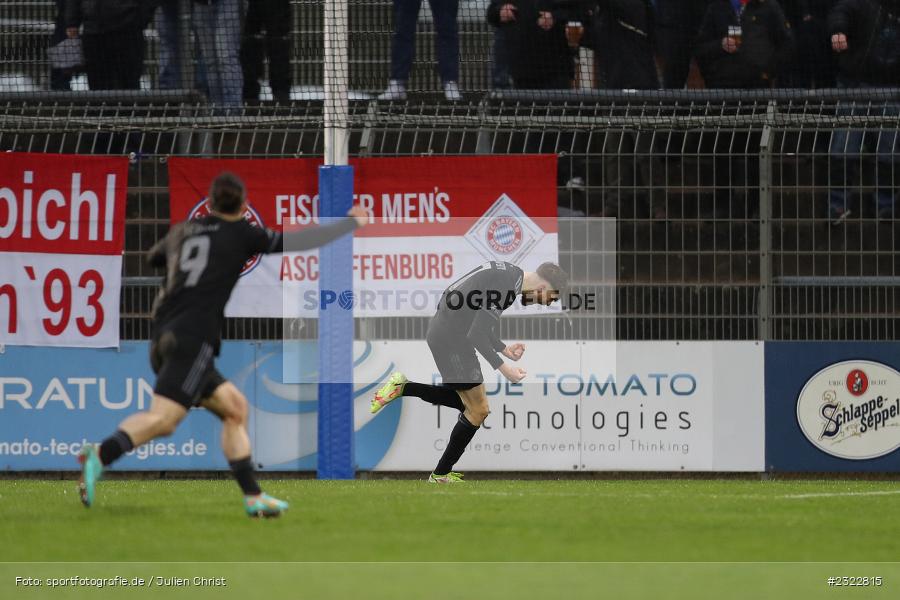 Benedict Laverty, Stadion am Schönbusch, Aschaffenburg, 08.04.2022, BFV, sport, action, April 2022, Saison 2021/2022, FCB, SVA, Regionalliga Bayern, Fussball, FC Bayern München II, SV Viktoria Aschaffenburg - Bild-ID: 2322815