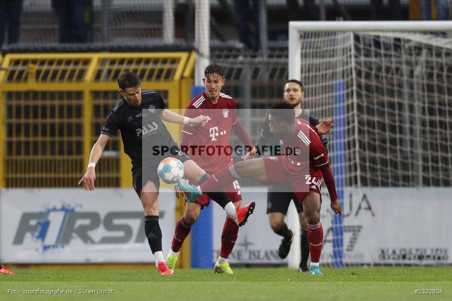 Marco Metzger, Stadion am Schönbusch, Aschaffenburg, 08.04.2022, BFV, sport, action, April 2022, Saison 2021/2022, FCB, SVA, Regionalliga Bayern, Fussball, FC Bayern München II, SV Viktoria Aschaffenburg - Bild-ID: 2322824 Marco Metzger, Stadion am Schönbusch, Aschaffenburg, 08.04.2022, BFV, sport, action, April 2022, Saison 2021/2022, FCB, SVA, Regionalliga Bayern, Fussball, FC Bayern München II, SV Viktoria Aschaffenburg - Bild-ID: 2322824