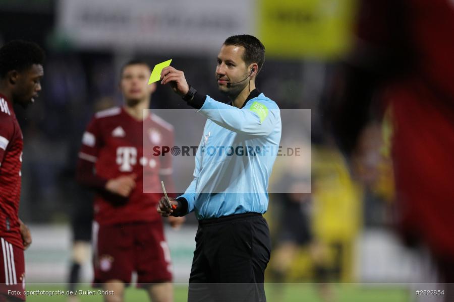 Christopher Schwarzmann, Stadion am Schönbusch, Aschaffenburg, 08.04.2022, BFV, sport, action, April 2022, Saison 2021/2022, FCB, SVA, Regionalliga Bayern, Fussball, FC Bayern München II, SV Viktoria Aschaffenburg - Bild-ID: 2322854