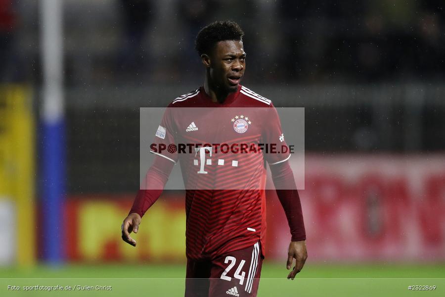 Christopher Scott, Stadion am Schönbusch, Aschaffenburg, 08.04.2022, BFV, sport, action, April 2022, Saison 2021/2022, FCB, SVA, Regionalliga Bayern, Fussball, FC Bayern München II, SV Viktoria Aschaffenburg - Bild-ID: 2322869
