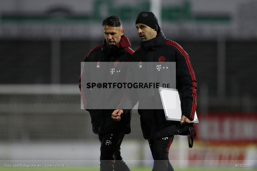 Martin Demichelis, Stadion am Schönbusch, Aschaffenburg, 08.04.2022, BFV, sport, action, April 2022, Saison 2021/2022, FCB, SVA, Regionalliga Bayern, Fussball, FC Bayern München II, SV Viktoria Aschaffenburg - Bild-ID: 2322880 Martin Demichelis, Stadion am Schönbusch, Aschaffenburg, 08.04.2022, BFV, sport, action, April 2022, Saison 2021/2022, FCB, SVA, Regionalliga Bayern, Fussball, FC Bayern München II, SV Viktoria Aschaffenburg - Bild-ID: 2322880