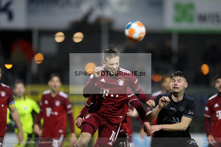 Timo Kern, Stadion am Schönbusch, Aschaffenburg, 08.04.2022, BFV, sport, action, April 2022, Saison 2021/2022, FCB, SVA, Regionalliga Bayern, Fussball, FC Bayern München II, SV Viktoria Aschaffenburg - Bild-ID: 2322881 Timo Kern, Stadion am Schönbusch, Aschaffenburg, 08.04.2022, BFV, sport, action, April 2022, Saison 2021/2022, FCB, SVA, Regionalliga Bayern, Fussball, FC Bayern München II, SV Viktoria Aschaffenburg - Bild-ID: 2322881