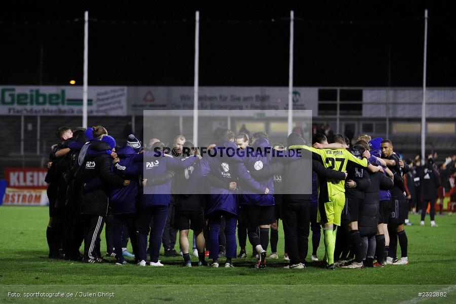 Mannschaftskreis, Stadion am Schönbusch, Aschaffenburg, 08.04.2022, BFV, sport, action, April 2022, Saison 2021/2022, FCB, SVA, Regionalliga Bayern, Fussball, FC Bayern München II, SV Viktoria Aschaffenburg - Bild-ID: 2322882