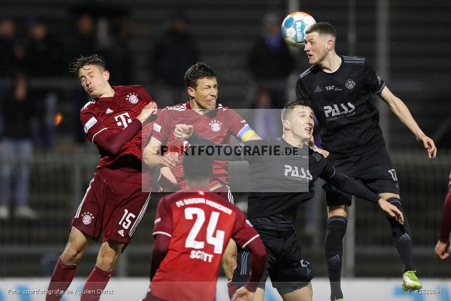 Niklas Meyer, Nicolas Feldhahn, Stadion am Schönbusch, Aschaffenburg, 08.04.2022, BFV, sport, action, April 2022, Saison 2021/2022, FCB, SVA, Regionalliga Bayern, Fussball, FC Bayern München II, SV Viktoria Aschaffenburg - Bild-ID: 2322891 Niklas Meyer, Nicolas Feldhahn, Stadion am Schönbusch, Aschaffenburg, 08.04.2022, BFV, sport, action, April 2022, Saison 2021/2022, FCB, SVA, Regionalliga Bayern, Fussball, FC Bayern München II, SV Viktoria Aschaffenburg - Bild-ID: 2322891
