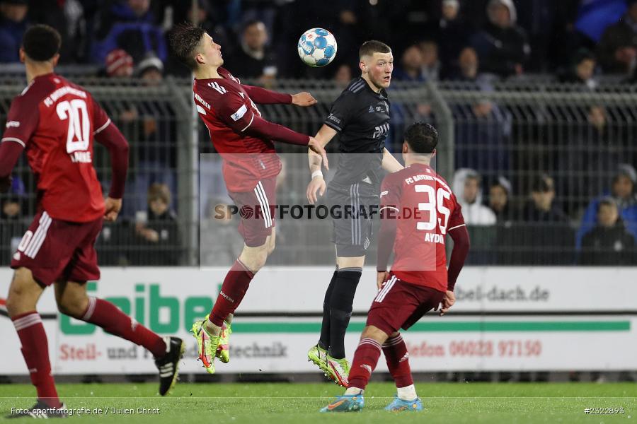 Niklas Meyer, Stadion am Schönbusch, Aschaffenburg, 08.04.2022, BFV, sport, action, April 2022, Saison 2021/2022, FCB, SVA, Regionalliga Bayern, Fussball, FC Bayern München II, SV Viktoria Aschaffenburg - Bild-ID: 2322893 Niklas Meyer, Stadion am Schönbusch, Aschaffenburg, 08.04.2022, BFV, sport, action, April 2022, Saison 2021/2022, FCB, SVA, Regionalliga Bayern, Fussball, FC Bayern München II, SV Viktoria Aschaffenburg - Bild-ID: 2322893