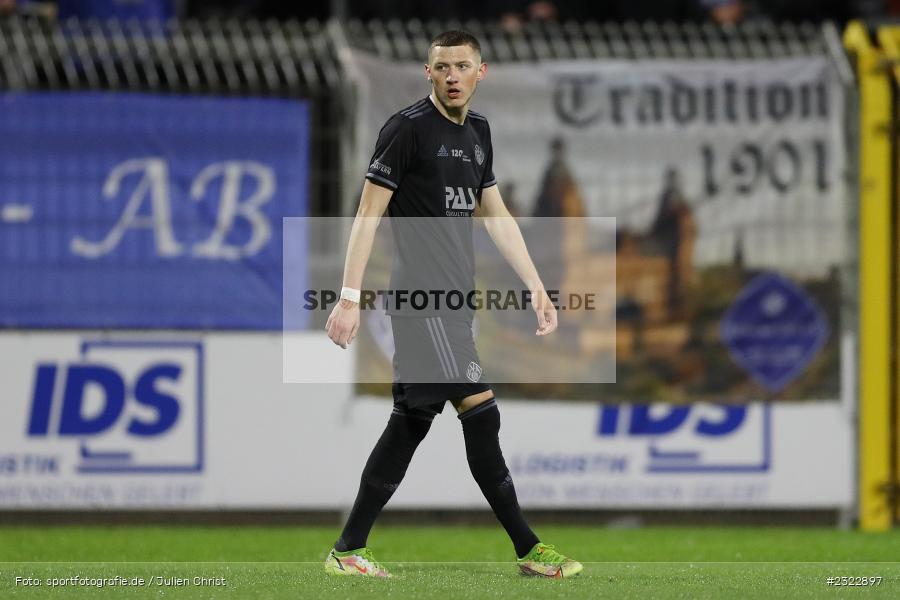 Niklas Meyer, Stadion am Schönbusch, Aschaffenburg, 08.04.2022, BFV, sport, action, April 2022, Saison 2021/2022, FCB, SVA, Regionalliga Bayern, Fussball, FC Bayern München II, SV Viktoria Aschaffenburg - Bild-ID: 2322897 Niklas Meyer, Stadion am Schönbusch, Aschaffenburg, 08.04.2022, BFV, sport, action, April 2022, Saison 2021/2022, FCB, SVA, Regionalliga Bayern, Fussball, FC Bayern München II, SV Viktoria Aschaffenburg - Bild-ID: 2322897