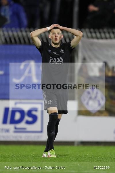 Niklas Meyer, Stadion am Schönbusch, Aschaffenburg, 08.04.2022, BFV, sport, action, April 2022, Saison 2021/2022, FCB, SVA, Regionalliga Bayern, Fussball, FC Bayern München II, SV Viktoria Aschaffenburg - Bild-ID: 2322899 Niklas Meyer, Stadion am Schönbusch, Aschaffenburg, 08.04.2022, BFV, sport, action, April 2022, Saison 2021/2022, FCB, SVA, Regionalliga Bayern, Fussball, FC Bayern München II, SV Viktoria Aschaffenburg - Bild-ID: 2322899