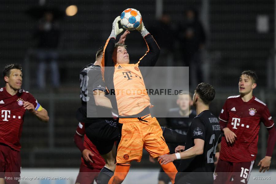 Niklas Borger, Stadion am Schönbusch, Aschaffenburg, 08.04.2022, BFV, sport, action, April 2022, Saison 2021/2022, FCB, SVA, Regionalliga Bayern, Fussball, FC Bayern München II, SV Viktoria Aschaffenburg - Bild-ID: 2322905 Niklas Borger, Stadion am Schönbusch, Aschaffenburg, 08.04.2022, BFV, sport, action, April 2022, Saison 2021/2022, FCB, SVA, Regionalliga Bayern, Fussball, FC Bayern München II, SV Viktoria Aschaffenburg - Bild-ID: 2322905