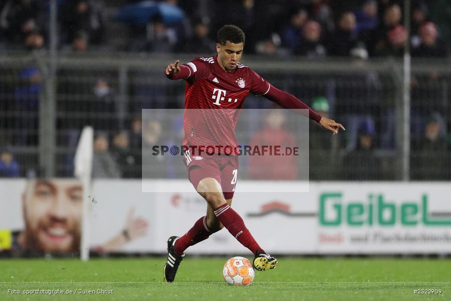 Jamie Lawrence, Stadion am Schönbusch, Aschaffenburg, 08.04.2022, BFV, sport, action, April 2022, Saison 2021/2022, FCB, SVA, Regionalliga Bayern, Fussball, FC Bayern München II, SV Viktoria Aschaffenburg - Bild-ID: 2322909