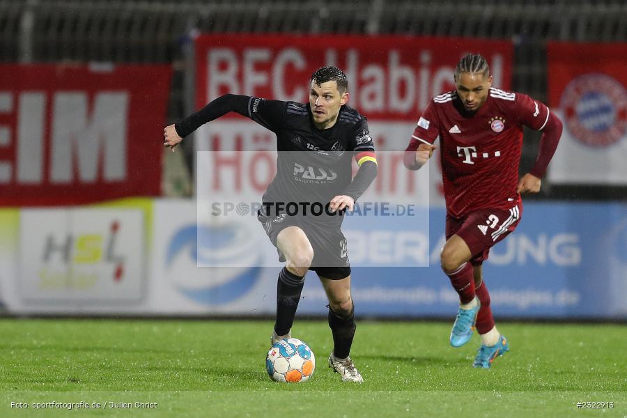 Daniel Cheron, Stadion am Schönbusch, Aschaffenburg, 08.04.2022, BFV, sport, action, April 2022, Saison 2021/2022, FCB, SVA, Regionalliga Bayern, Fussball, FC Bayern München II, SV Viktoria Aschaffenburg - Bild-ID: 2322913 Daniel Cheron, Stadion am Schönbusch, Aschaffenburg, 08.04.2022, BFV, sport, action, April 2022, Saison 2021/2022, FCB, SVA, Regionalliga Bayern, Fussball, FC Bayern München II, SV Viktoria Aschaffenburg - Bild-ID: 2322913
