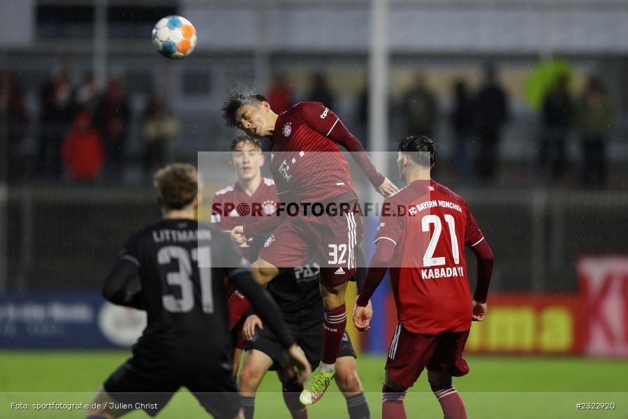 Hyunju Lee, Stadion am Schönbusch, Aschaffenburg, 08.04.2022, BFV, sport, action, April 2022, Saison 2021/2022, FCB, SVA, Regionalliga Bayern, Fussball, FC Bayern München II, SV Viktoria Aschaffenburg - Bild-ID: 2322920 Hyunju Lee, Stadion am Schönbusch, Aschaffenburg, 08.04.2022, BFV, sport, action, April 2022, Saison 2021/2022, FCB, SVA, Regionalliga Bayern, Fussball, FC Bayern München II, SV Viktoria Aschaffenburg - Bild-ID: 2322920