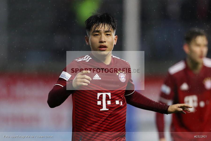 Hyunju Lee, Stadion am Schönbusch, Aschaffenburg, 08.04.2022, BFV, sport, action, April 2022, Saison 2021/2022, FCB, SVA, Regionalliga Bayern, Fussball, FC Bayern München II, SV Viktoria Aschaffenburg - Bild-ID: 2322921 Hyunju Lee, Stadion am Schönbusch, Aschaffenburg, 08.04.2022, BFV, sport, action, April 2022, Saison 2021/2022, FCB, SVA, Regionalliga Bayern, Fussball, FC Bayern München II, SV Viktoria Aschaffenburg - Bild-ID: 2322921