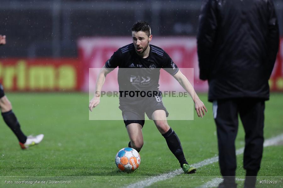 Philipp Beinenz, Stadion am Schönbusch, Aschaffenburg, 08.04.2022, BFV, sport, action, April 2022, Saison 2021/2022, FCB, SVA, Regionalliga Bayern, Fussball, FC Bayern München II, SV Viktoria Aschaffenburg - Bild-ID: 2322926