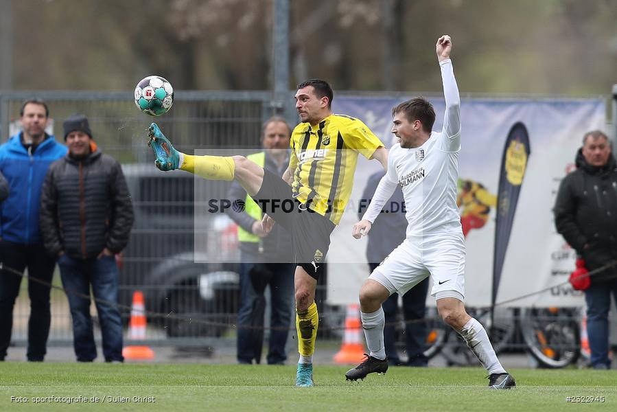 Andreas Jünger, Sportgelände in der Au, Karlburg, 09.04.2022, BFV, sport, action, April 2022, Saison 2021/2022, Bayernliga Nord, Fussball, DJK, TSV, DJK Vilzing, TSV Karlburg - Bild-ID: 2322945
