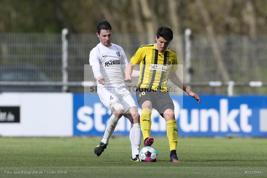 Cedric Fenske, Sportgelände in der Au, Karlburg, 09.04.2022, BFV, sport, action, April 2022, Saison 2021/2022, Bayernliga Nord, Fussball, DJK, TSV, DJK Vilzing, TSV Karlburg - Bild-ID: 2322946