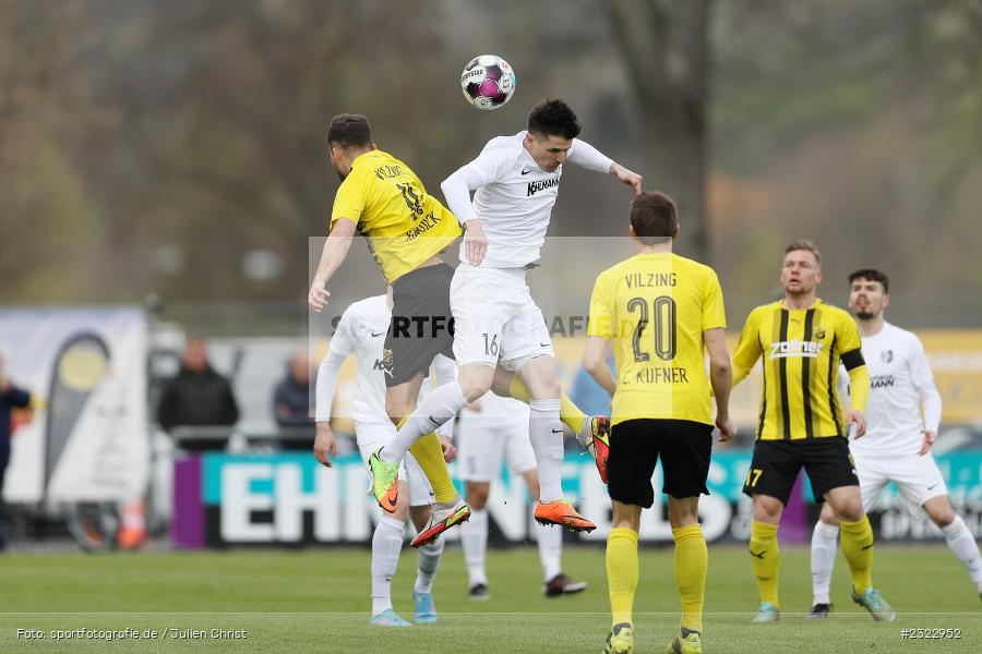 Andreas Hetterich, Sportgelände in der Au, Karlburg, 09.04.2022, BFV, sport, action, April 2022, Saison 2021/2022, Bayernliga Nord, Fussball, DJK, TSV, DJK Vilzing, TSV Karlburg - Bild-ID: 2322952 Andreas Hetterich, Sportgelände in der Au, Karlburg, 09.04.2022, BFV, sport, action, April 2022, Saison 2021/2022, Bayernliga Nord, Fussball, DJK, TSV, DJK Vilzing, TSV Karlburg - Bild-ID: 2322952