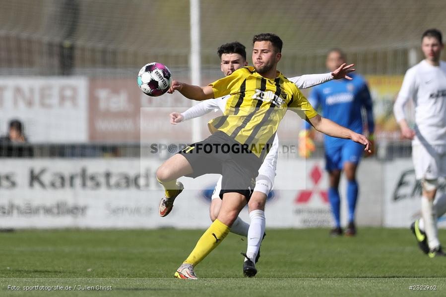 Tobias Kordick, Sportgelände in der Au, Karlburg, 09.04.2022, BFV, sport, action, April 2022, Saison 2021/2022, Bayernliga Nord, Fussball, DJK, TSV, DJK Vilzing, TSV Karlburg - Bild-ID: 2322962 Tobias Kordick, Sportgelände in der Au, Karlburg, 09.04.2022, BFV, sport, action, April 2022, Saison 2021/2022, Bayernliga Nord, Fussball, DJK, TSV, DJK Vilzing, TSV Karlburg - Bild-ID: 2322962