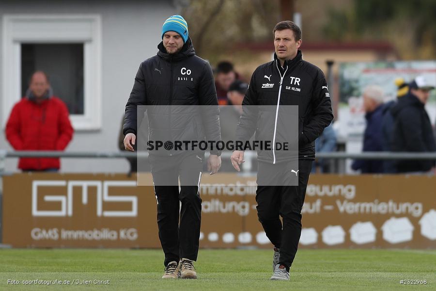 Josef Eibl, Sportgelände in der Au, Karlburg, 09.04.2022, BFV, sport, action, April 2022, Saison 2021/2022, Bayernliga Nord, Fussball, DJK, TSV, DJK Vilzing, TSV Karlburg - Bild-ID: 2322968 Josef Eibl, Sportgelände in der Au, Karlburg, 09.04.2022, BFV, sport, action, April 2022, Saison 2021/2022, Bayernliga Nord, Fussball, DJK, TSV, DJK Vilzing, TSV Karlburg - Bild-ID: 2322968