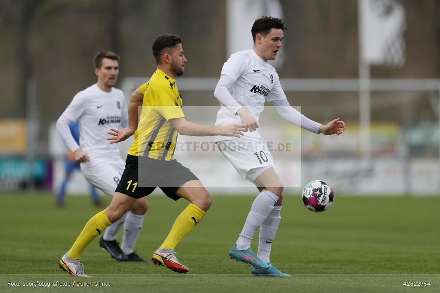 Jan Martin, Sportgelände in der Au, Karlburg, 09.04.2022, BFV, sport, action, April 2022, Saison 2021/2022, Bayernliga Nord, Fussball, DJK, TSV, DJK Vilzing, TSV Karlburg - Bild-ID: 2322984
