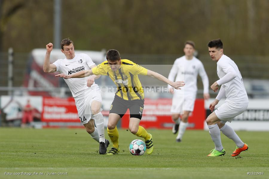 Christian Kufner, Sportgelände in der Au, Karlburg, 09.04.2022, BFV, sport, action, April 2022, Saison 2021/2022, Bayernliga Nord, Fussball, DJK, TSV, DJK Vilzing, TSV Karlburg - Bild-ID: 2322987