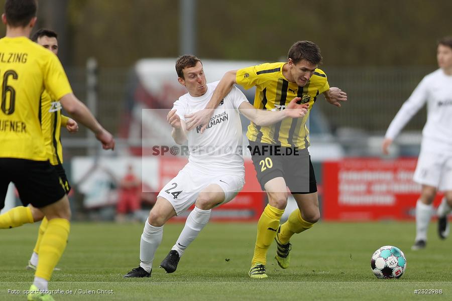Christian Kufner, Sportgelände in der Au, Karlburg, 09.04.2022, BFV, sport, action, April 2022, Saison 2021/2022, Bayernliga Nord, Fussball, DJK, TSV, DJK Vilzing, TSV Karlburg - Bild-ID: 2322988