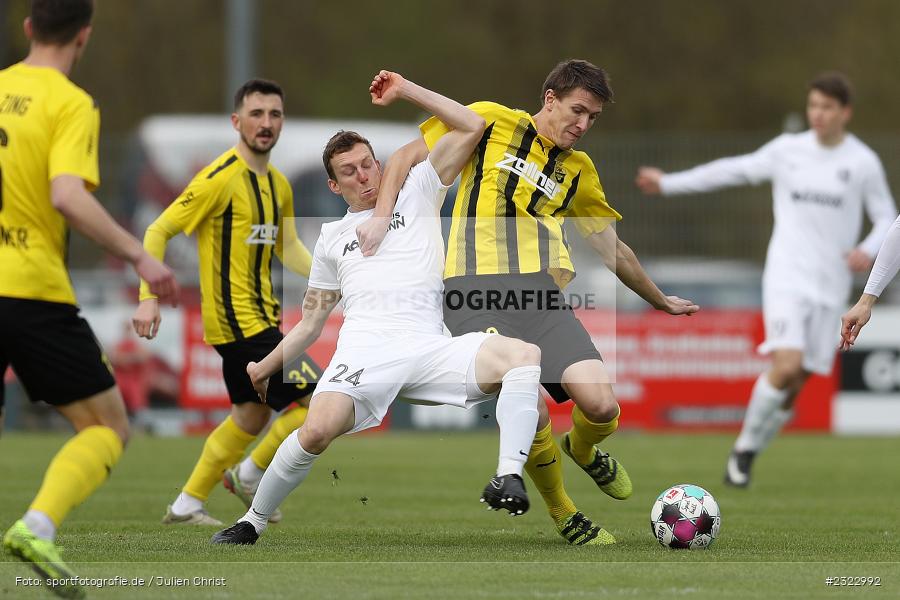 Christian Kufner, Sportgelände in der Au, Karlburg, 09.04.2022, BFV, sport, action, April 2022, Saison 2021/2022, Bayernliga Nord, Fussball, DJK, TSV, DJK Vilzing, TSV Karlburg - Bild-ID: 2322992