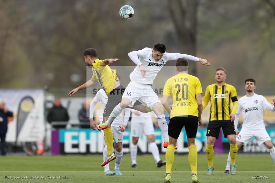 Andreas Hetterich, Sportgelände in der Au, Karlburg, 09.04.2022, BFV, sport, action, April 2022, Saison 2021/2022, Bayernliga Nord, Fussball, DJK, TSV, DJK Vilzing, TSV Karlburg - Bild-ID: 2322996