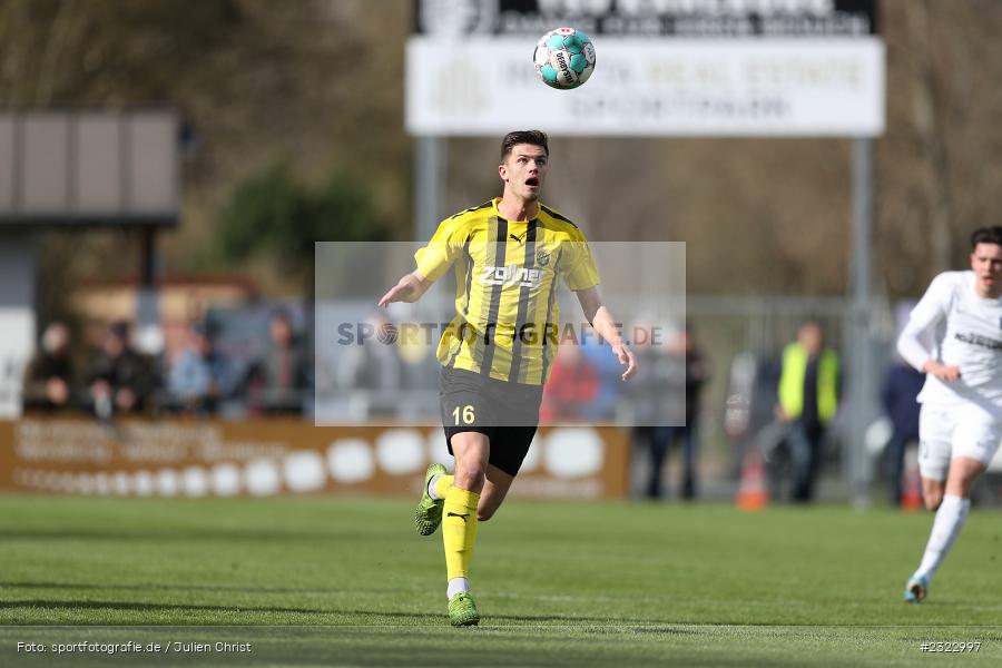 Mario Kufner, Sportgelände in der Au, Karlburg, 09.04.2022, BFV, sport, action, April 2022, Saison 2021/2022, Bayernliga Nord, Fussball, DJK, TSV, DJK Vilzing, TSV Karlburg - Bild-ID: 2322997