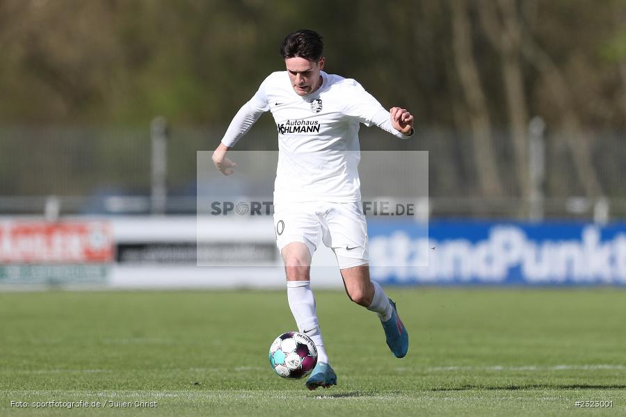 Jan Martin, Sportgelände in der Au, Karlburg, 09.04.2022, BFV, sport, action, April 2022, Saison 2021/2022, Bayernliga Nord, Fussball, DJK, TSV, DJK Vilzing, TSV Karlburg - Bild-ID: 2323001 Jan Martin, Sportgelände in der Au, Karlburg, 09.04.2022, BFV, sport, action, April 2022, Saison 2021/2022, Bayernliga Nord, Fussball, DJK, TSV, DJK Vilzing, TSV Karlburg - Bild-ID: 2323001