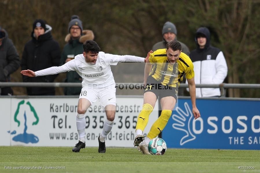Tobias Hoch, Sportgelände in der Au, Karlburg, 09.04.2022, BFV, sport, action, April 2022, Saison 2021/2022, Bayernliga Nord, Fussball, DJK, TSV, DJK Vilzing, TSV Karlburg - Bild-ID: 2323006 Tobias Hoch, Sportgelände in der Au, Karlburg, 09.04.2022, BFV, sport, action, April 2022, Saison 2021/2022, Bayernliga Nord, Fussball, DJK, TSV, DJK Vilzing, TSV Karlburg - Bild-ID: 2323006