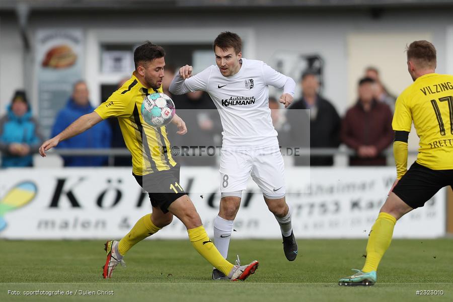 Andreas Rösch, Sportgelände in der Au, Karlburg, 09.04.2022, BFV, sport, action, April 2022, Saison 2021/2022, Bayernliga Nord, Fussball, DJK, TSV, DJK Vilzing, TSV Karlburg - Bild-ID: 2323010 Andreas Rösch, Sportgelände in der Au, Karlburg, 09.04.2022, BFV, sport, action, April 2022, Saison 2021/2022, Bayernliga Nord, Fussball, DJK, TSV, DJK Vilzing, TSV Karlburg - Bild-ID: 2323010