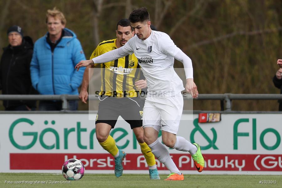 Andreas Hetterich, Sportgelände in der Au, Karlburg, 09.04.2022, BFV, sport, action, April 2022, Saison 2021/2022, Bayernliga Nord, Fussball, DJK, TSV, DJK Vilzing, TSV Karlburg - Bild-ID: 2323012