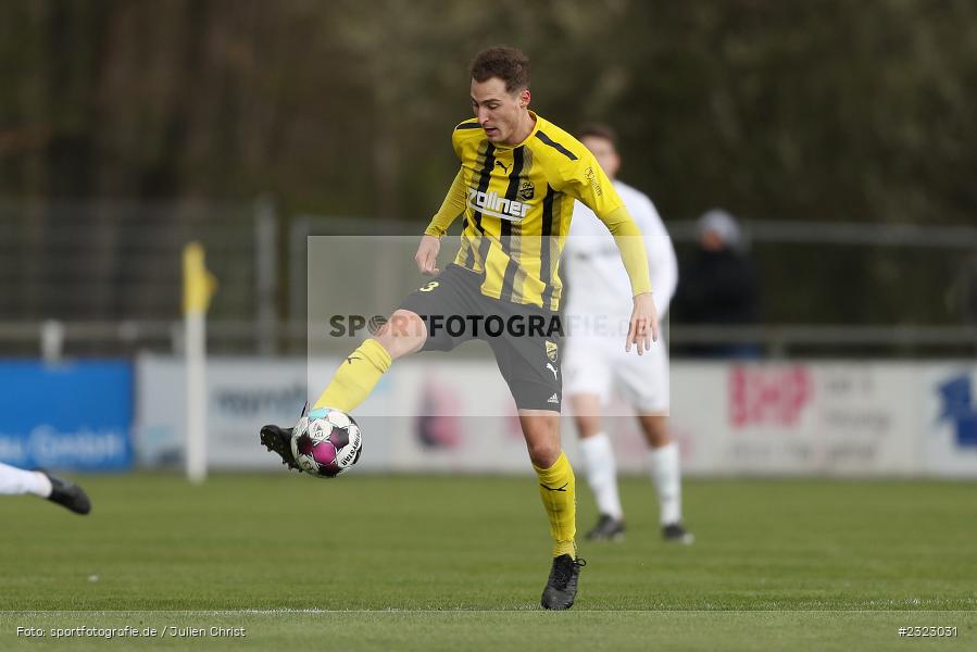 Franz Wendl, Sportgelände in der Au, Karlburg, 09.04.2022, BFV, sport, action, April 2022, Saison 2021/2022, Bayernliga Nord, Fussball, DJK, TSV, DJK Vilzing, TSV Karlburg - Bild-ID: 2323031