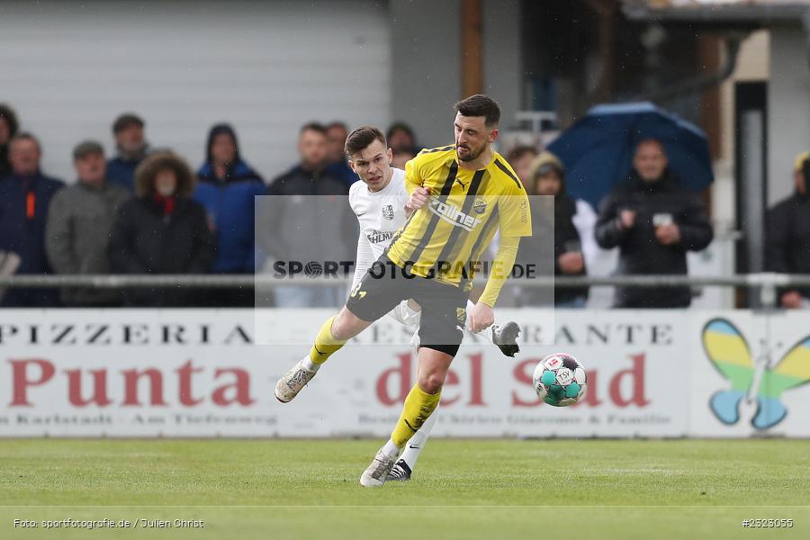 Christoph Schwander, Sportgelände in der Au, Karlburg, 09.04.2022, BFV, sport, action, April 2022, Saison 2021/2022, Bayernliga Nord, Fussball, DJK, TSV, DJK Vilzing, TSV Karlburg - Bild-ID: 2323055