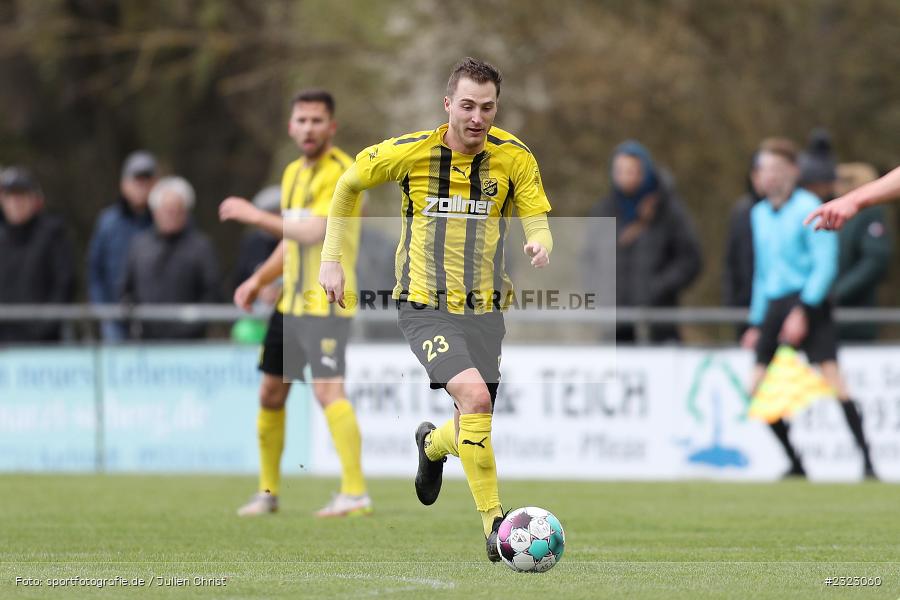 Franz Wendl, Sportgelände in der Au, Karlburg, 09.04.2022, BFV, sport, action, April 2022, Saison 2021/2022, Bayernliga Nord, Fussball, DJK, TSV, DJK Vilzing, TSV Karlburg - Bild-ID: 2323060 Franz Wendl, Sportgelände in der Au, Karlburg, 09.04.2022, BFV, sport, action, April 2022, Saison 2021/2022, Bayernliga Nord, Fussball, DJK, TSV, DJK Vilzing, TSV Karlburg - Bild-ID: 2323060