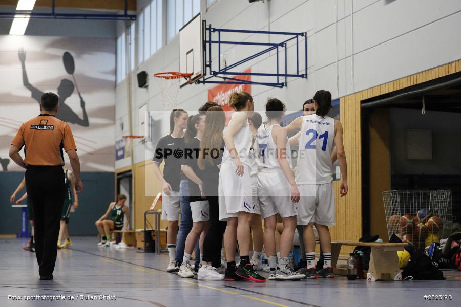 Mannschaftskreis, Team, Hans-Wilhelm-Renkhoff-Halle, Marktheidenfeld, 09.04.2022, BBV, sport, action, April 2022, Saison 2021/2022, Regionalliga Südost Damen, Playoffs, Basketball, TVA, TVM, TV 1847 Augsburg, TV Marktheidenfeld - Bild-ID: 2323190