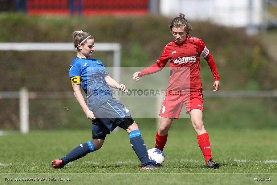 Alexandra Lutz, Sportgelände, Wertheim, 10.04.2022, BFV, sport, action, April 2022, Saison 2021/2022, BFV-Landesliga Frauen, Fussball, TSG, FCW, TSG Hoffenheim 3, FC Wertheim-Eichel - Bild-ID: 2323438 Alexandra Lutz, Sportgelände, Wertheim, 10.04.2022, BFV, sport, action, April 2022, Saison 2021/2022, BFV-Landesliga Frauen, Fussball, TSG, FCW, TSG Hoffenheim 3, FC Wertheim-Eichel - Bild-ID: 2323438