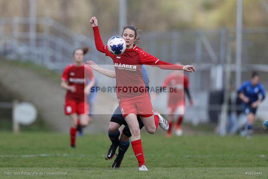 Lena Meister, Sportgelände, Wertheim, 10.04.2022, BFV, sport, action, April 2022, Saison 2021/2022, BFV-Landesliga Frauen, Fussball, TSG, FCW, TSG Hoffenheim 3, FC Wertheim-Eichel - Bild-ID: 2323443 Lena Meister, Sportgelände, Wertheim, 10.04.2022, BFV, sport, action, April 2022, Saison 2021/2022, BFV-Landesliga Frauen, Fussball, TSG, FCW, TSG Hoffenheim 3, FC Wertheim-Eichel - Bild-ID: 2323443