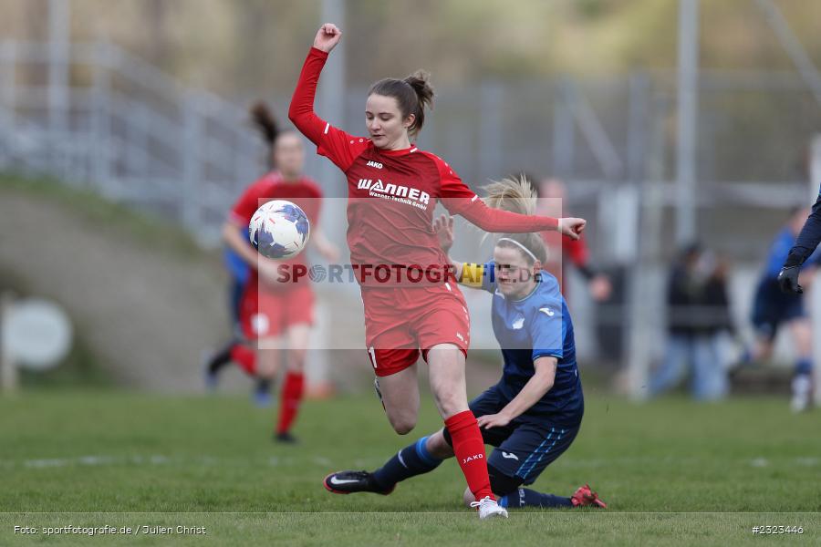 Lena Meister, Sportgelände, Wertheim, 10.04.2022, BFV, sport, action, April 2022, Saison 2021/2022, BFV-Landesliga Frauen, Fussball, TSG, FCW, TSG Hoffenheim 3, FC Wertheim-Eichel - Bild-ID: 2323446 Lena Meister, Sportgelände, Wertheim, 10.04.2022, BFV, sport, action, April 2022, Saison 2021/2022, BFV-Landesliga Frauen, Fussball, TSG, FCW, TSG Hoffenheim 3, FC Wertheim-Eichel - Bild-ID: 2323446