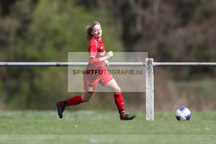 Julia Hemmerich, Sportgelände, Wertheim, 10.04.2022, BFV, sport, action, April 2022, Saison 2021/2022, BFV-Landesliga Frauen, Fussball, TSG, FCW, TSG Hoffenheim 3, FC Wertheim-Eichel - Bild-ID: 2323456