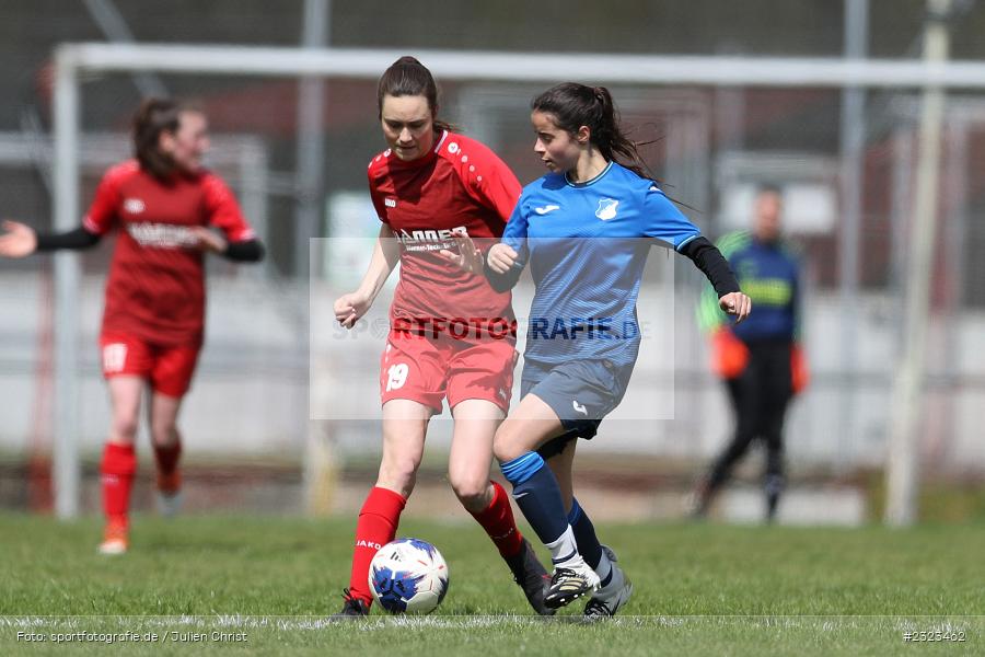 Maren Scherer, Sportgelände, Wertheim, 10.04.2022, BFV, sport, action, April 2022, Saison 2021/2022, BFV-Landesliga Frauen, Fussball, TSG, FCW, TSG Hoffenheim 3, FC Wertheim-Eichel - Bild-ID: 2323462