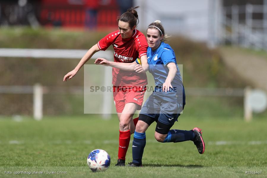 Maren Scherer, Sportgelände, Wertheim, 10.04.2022, BFV, sport, action, April 2022, Saison 2021/2022, BFV-Landesliga Frauen, Fussball, TSG, FCW, TSG Hoffenheim 3, FC Wertheim-Eichel - Bild-ID: 2323467